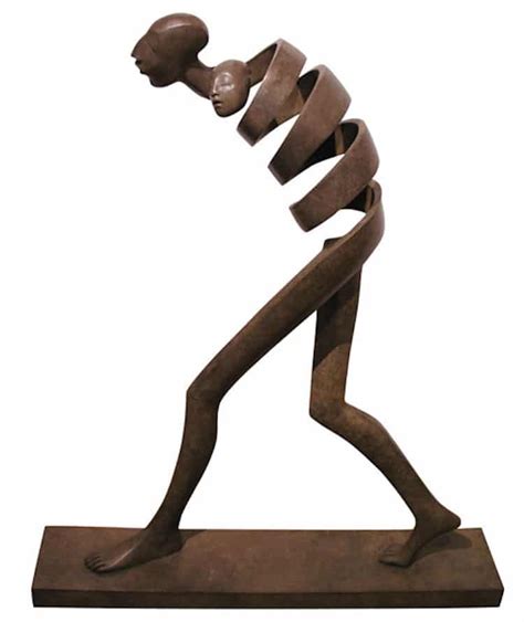 Fractured Bronze Figures And Surreal Sculptures By Isabel Miramontes