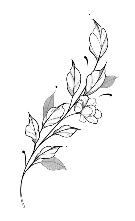 Pinterest Flower Tattoo Drawings Floral Tattoo Design Flower Vine