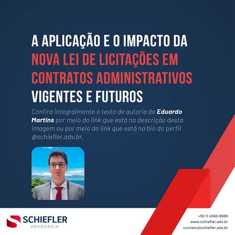 A aplicação e o impacto da Nova Lei de Licitações em contratos