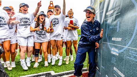 Middlebury Dominates Gettysburg Secures Ninth Ncaa Championship Usa