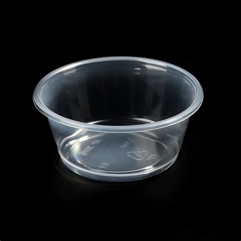 Disposable Plastic Sauce Containerssmall Food Containers Portion Cup