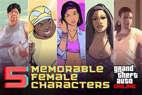 5 most memorable female characters in the GTA series