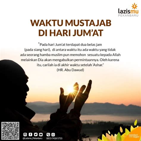 Hari Jumat Adalah Waktu Mustajab Untuk Berdoa Riaumag