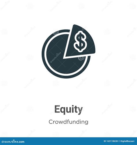 Equity Vector Icon On White Background Flat Vector Equity Icon Symbol