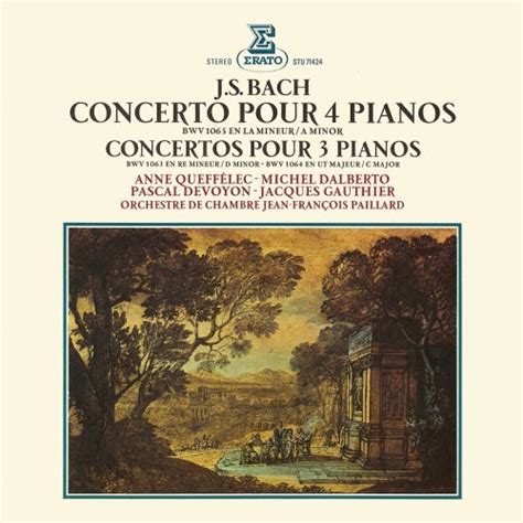 Jean François Paillard Bach Brandenburg Concertos Keyboard