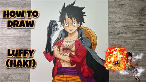 How To Draw Luffy Haki One Piece Step By Step Drawing