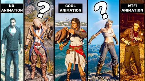 Evolution Of Protagonist S Idle Animations In Assassin S Creed Games