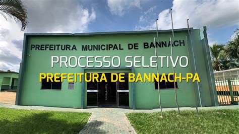 Prefeitura De Bannach Pa Abre Sele O Para Agente De Sa De E Endemias