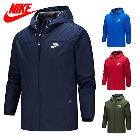 💥ready Stock💥nike Mens Baseball Jacket Hooded Windbreaker Jacket