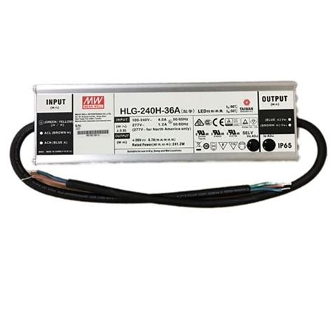 Mean Well HLG-240H-48B 240w dimmable, 48v constant voltage, 5000mA constant current