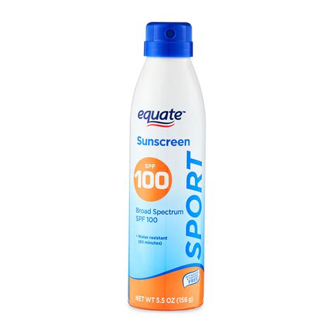 Equate Sport Broad Spectrum Sunscreen, SPF 100, 5.5 oz - Walmart.com