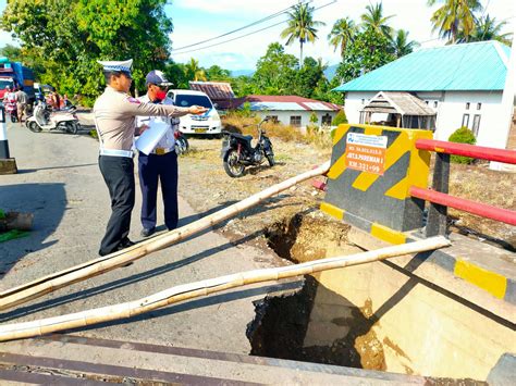 Setelah Jembatan Rampoang Kini Jembatan Cilallang Luwu Terancam Amblas