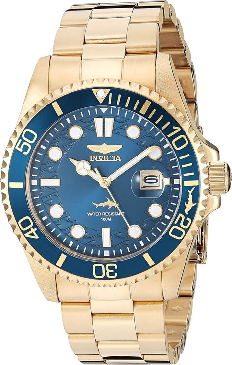 Amazon Invicta Reloj De Cuarzo Pro Diver Para Hombre Oro Reloj