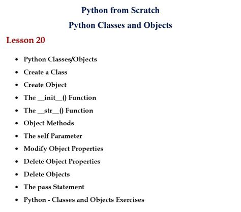 Python Classes And Objects Session 20 Pdf Connect 4 Techs