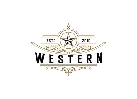 Premium Vector | Vintage Retro Western Country Emblem Texas Logo design