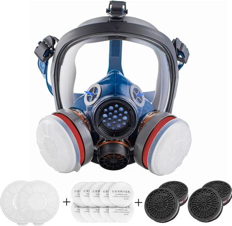 Full Face Reuable Respirator Mask Suitfor Shield