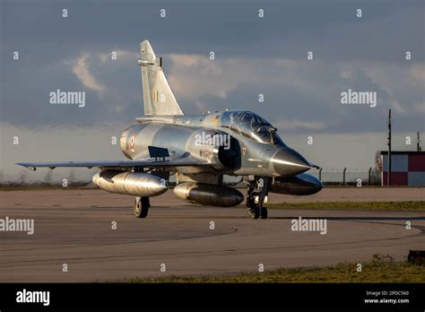 Indian Air Force Mirage Ti Taxiing At Raf Waddington During The