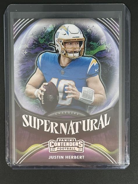 2021 Panini Contenders Supernatural SN JHE Justin Herbert EBay