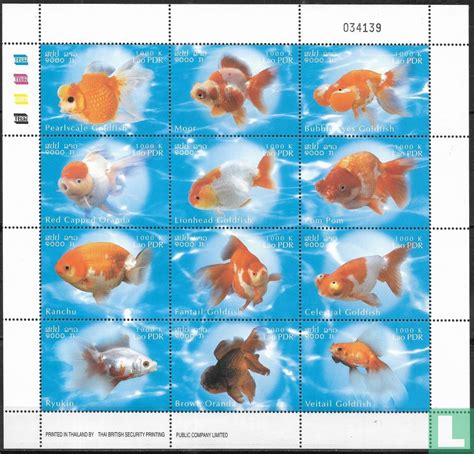 Goldfish breeds (2002) - Laos - LastDodo