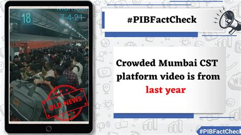 Fact Check News Old Video Of Crowded Csmt Goes Viral With Recent