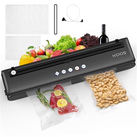 Buy Vacuum Sealer Machine Koios Automatic Food Sealer With Cutter Dry