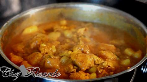 How To Cook Jamaican Curry Chicken Best Curry Chicken In The World Recipe Chef Ricardo Cooking