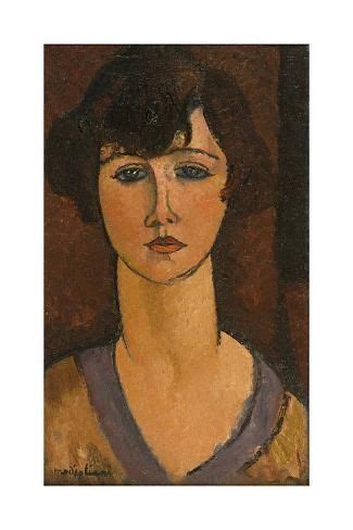 Portrait Of Lisabeth Fuss Amor Giclee Print Amedeo Modigliani