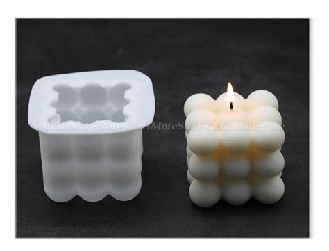 Sphere Rubik S Cube Candle Mold Silicone Candle Etsy