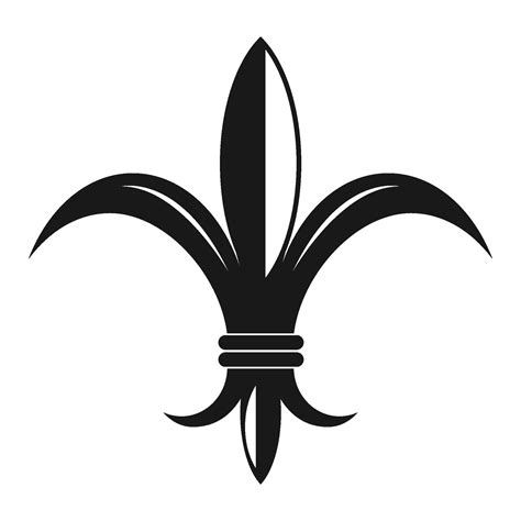 Fleur De Lis Icon Vector 27210360 Vector Art At Vecteezy