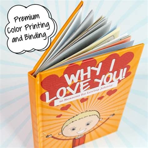 20 Reasons Why I Love You Book Personalized Books For Kids