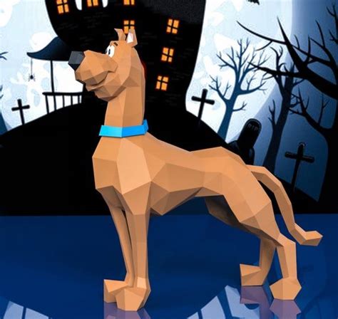 Scooby Doo Papercraft Scooby Doo Dog Papercraft Dog Diy Craft