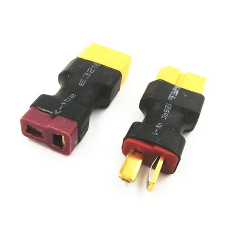 1pc Rc Xt60 Malefemale To Deans Plug T Femalemale Connector Adapter Car Plane Helicopter