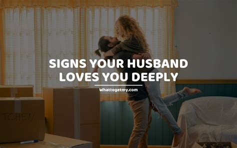 how to know if your husband loves you