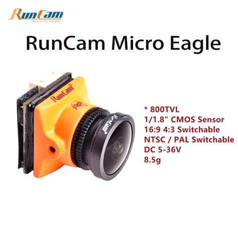 Yellow Mini Runcam Micro Eagle Tvl Fpv Camera Cmos Sensor