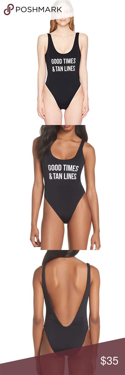 The Bikini Lab Good Time Tan Line Swimsuit S New Bikinis Swimsuits