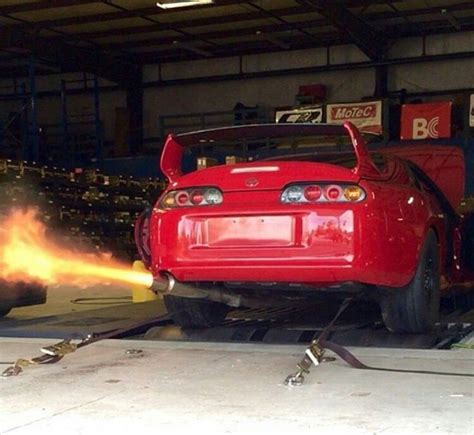 Lushfullux Supra Spitting Flames Toyota Supra Toyota Supra Mk4 Toyota