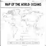 Map Of The World Labeling Worksheets By Teach Simple