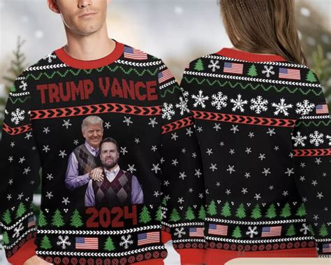 Bg Trump Vance 2024 Step Brothers Ugly Christmas Sweater Walmart