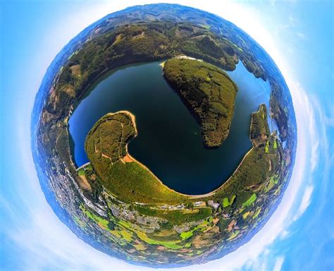 Hansestadt Attendorn Aus Der Vogelperspektive Fish Eye Perspektive