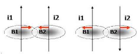 Forza Di Attrazione O Repulsione Tra Fili Percorsi Da Corrente