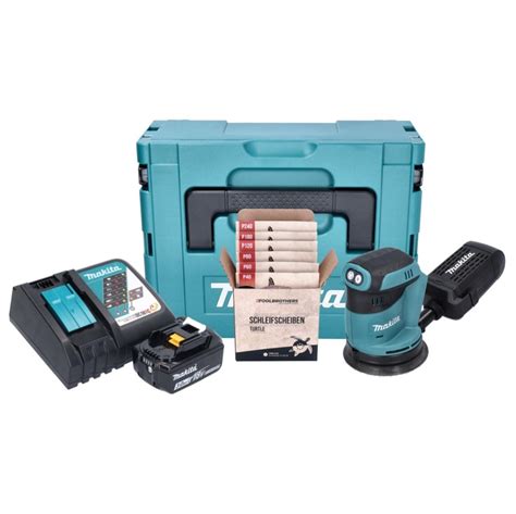 Makita Dbo Rf J Ponceuse Excentrique Sans Fil Mm V X Batterie