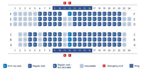 Seating Chart Boeing 737-800