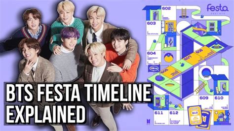 BTS 2021 FESTA TIMELINE EXPLAINED (New Song, Dance Practice, ARMY Store ...