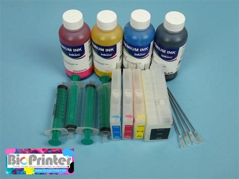 Pack Refillable Cartridges For Hp 953xl Autoreset With Ink