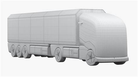 Generic Autonomous Semi Truck Model - TurboSquid 2151960