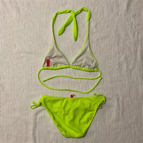 Victorias Secret Neon Triangle Bikini Gem