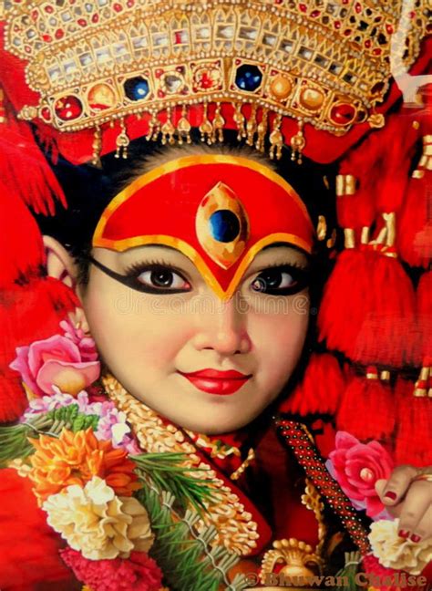 Kumari The Living Goddess In Nepal Kumari Or Kumari Devi Is The