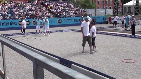 French Game Of Petanque (Boules) - YouTube