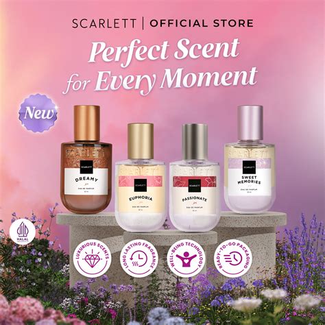 Scarlett Whitening Eau De Parfum Bundling 4 Scarlett