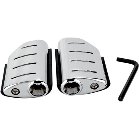 Kuryakyn Trident Dually ISO Pegs Without Male Mount Adapters In Chrome